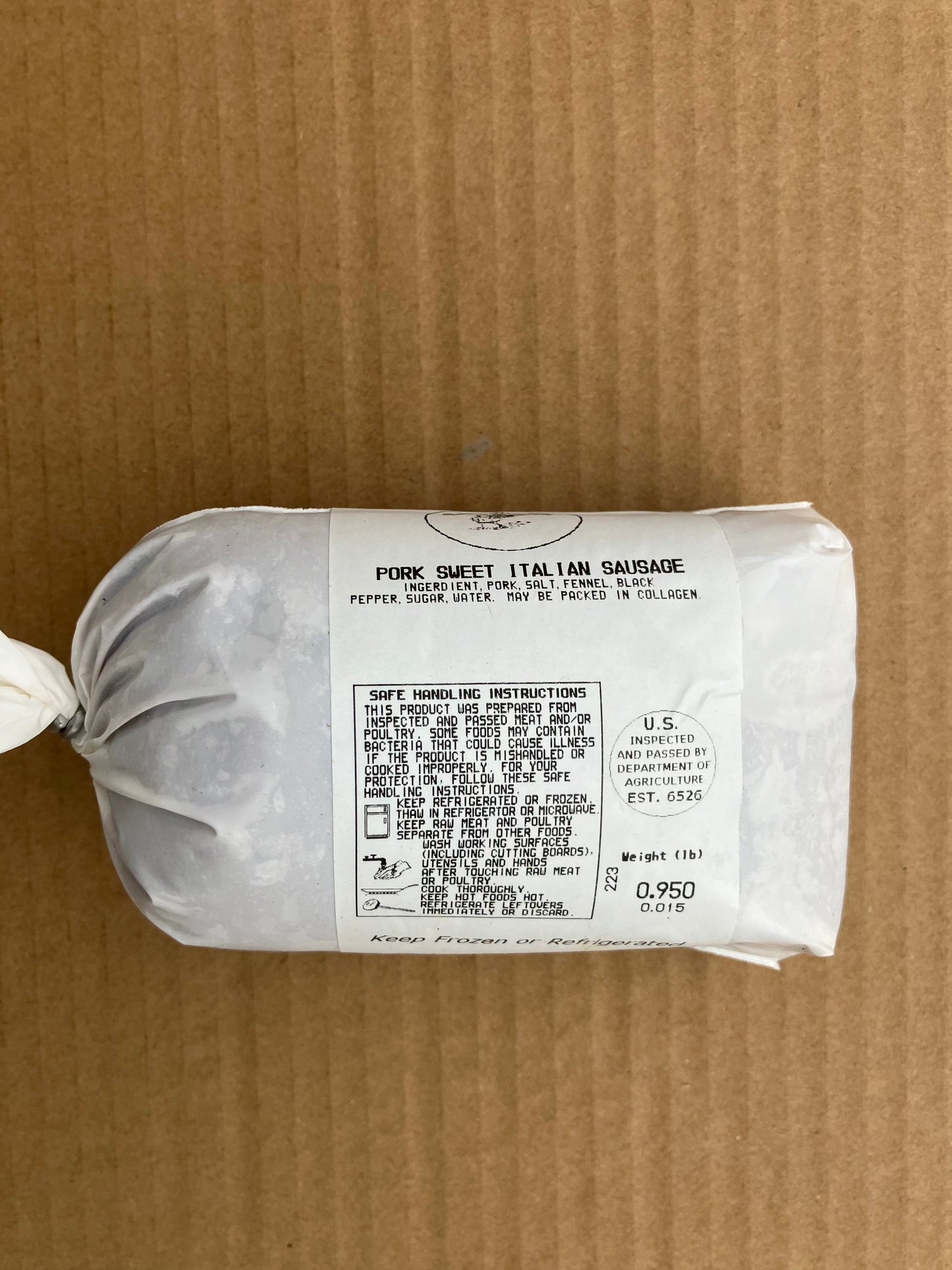 Mangalitsa Sweet Italian Loose Sausage