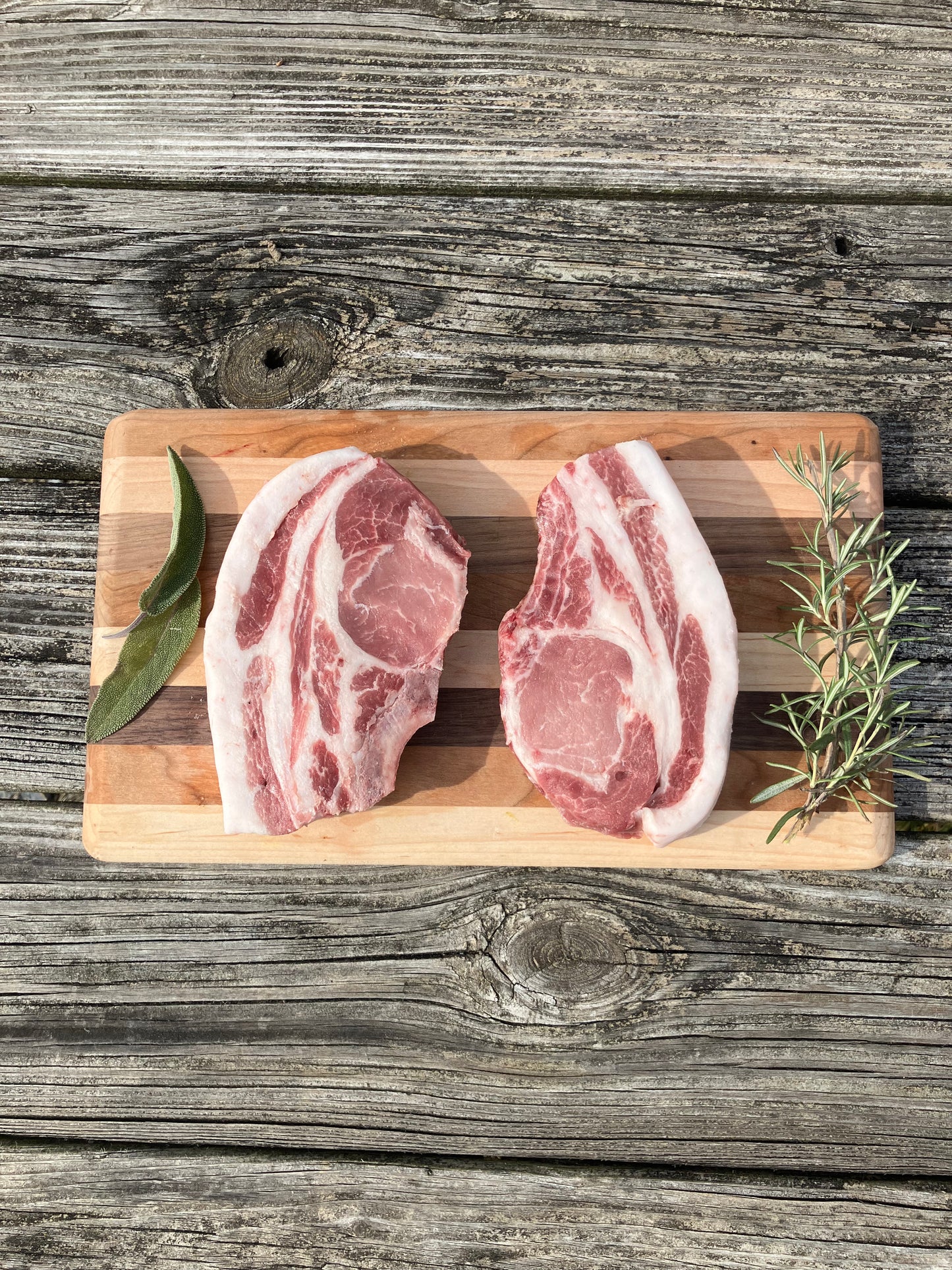 Mangalitsa pork chops