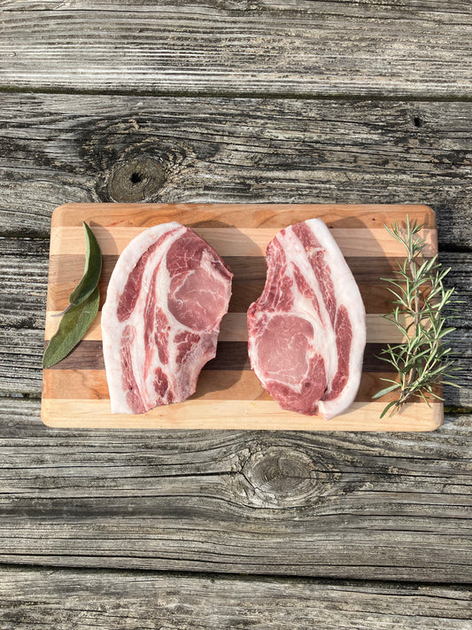 Mangalitsa pork chops
