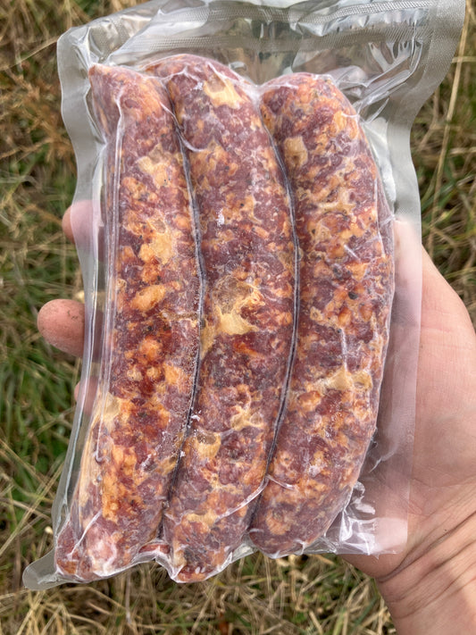 Mangalitsa smoked kielbasa sausage