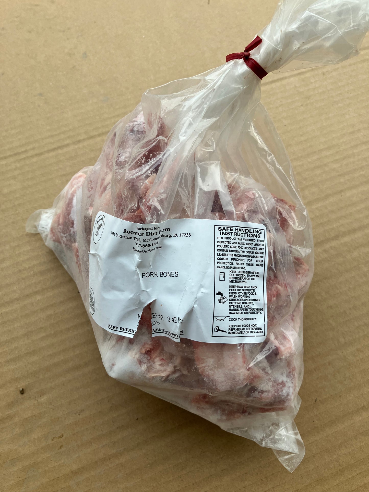 pature raised pork bones mangalitsa