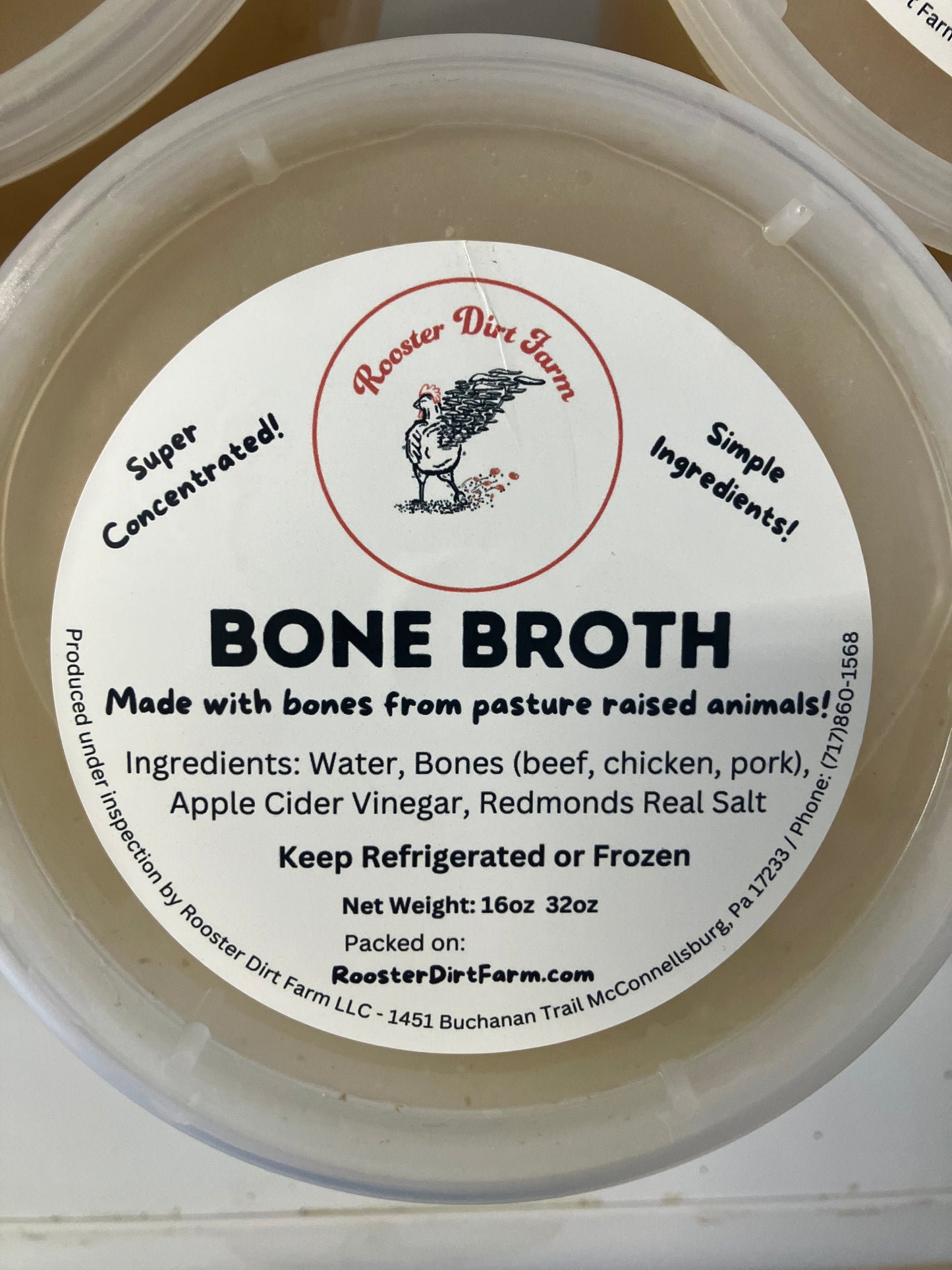 pasture raised bone broth - mangalitsa bone broth