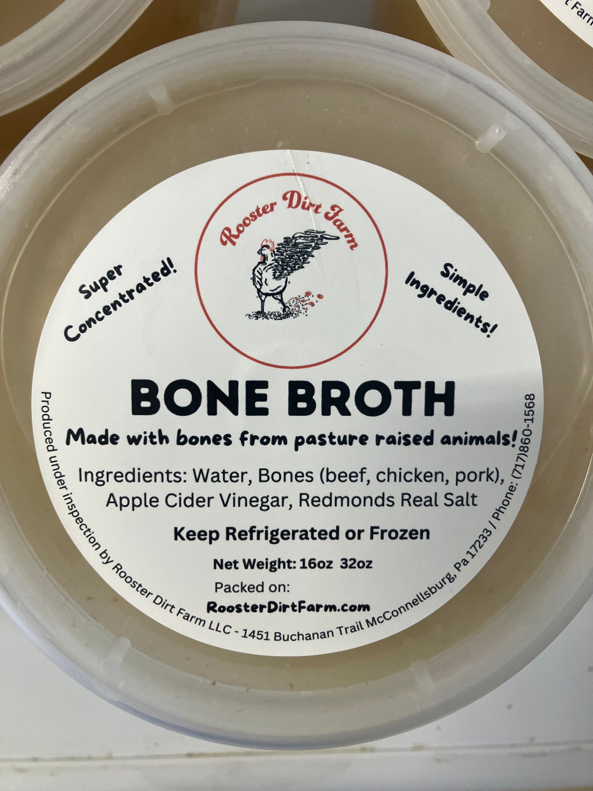 pasture raised bone broth - mangalitsa bone broth