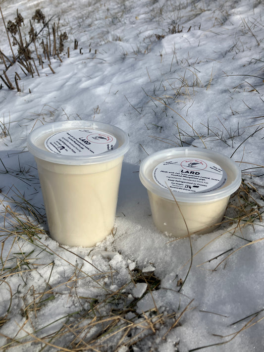 Pasture raised lard - mangalitsa lard