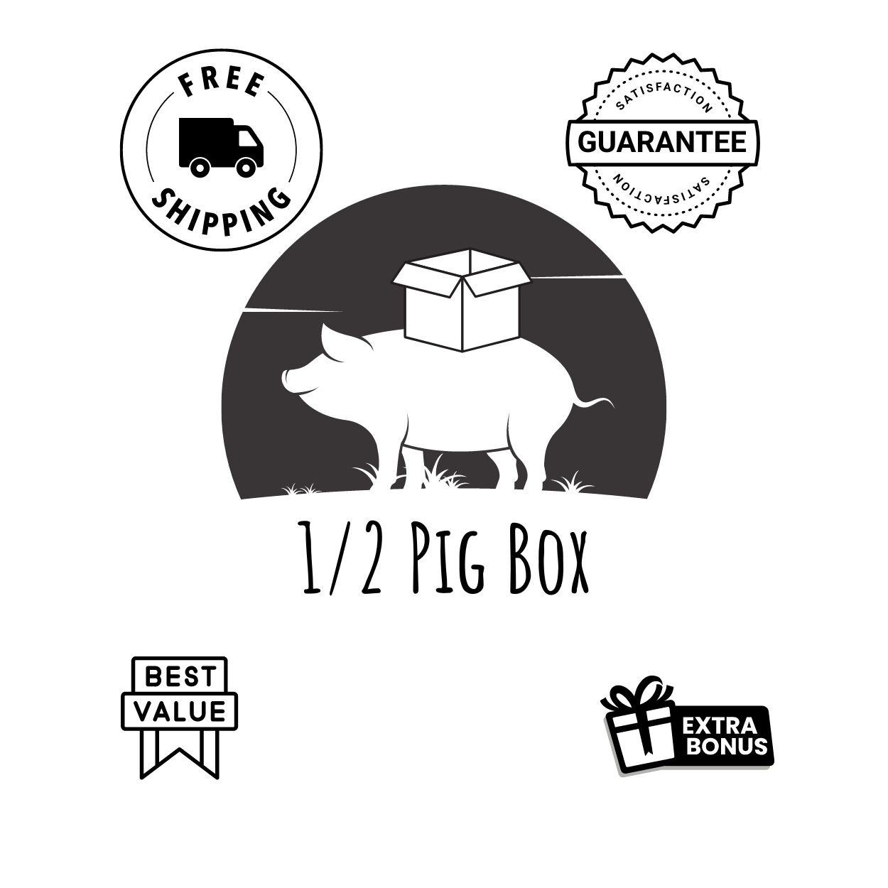 1/2 Mangalitsa Pig Box