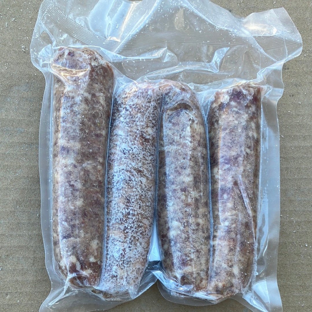 Mangalitsa Bratwurst Sausage - Rooster Dirt Farm