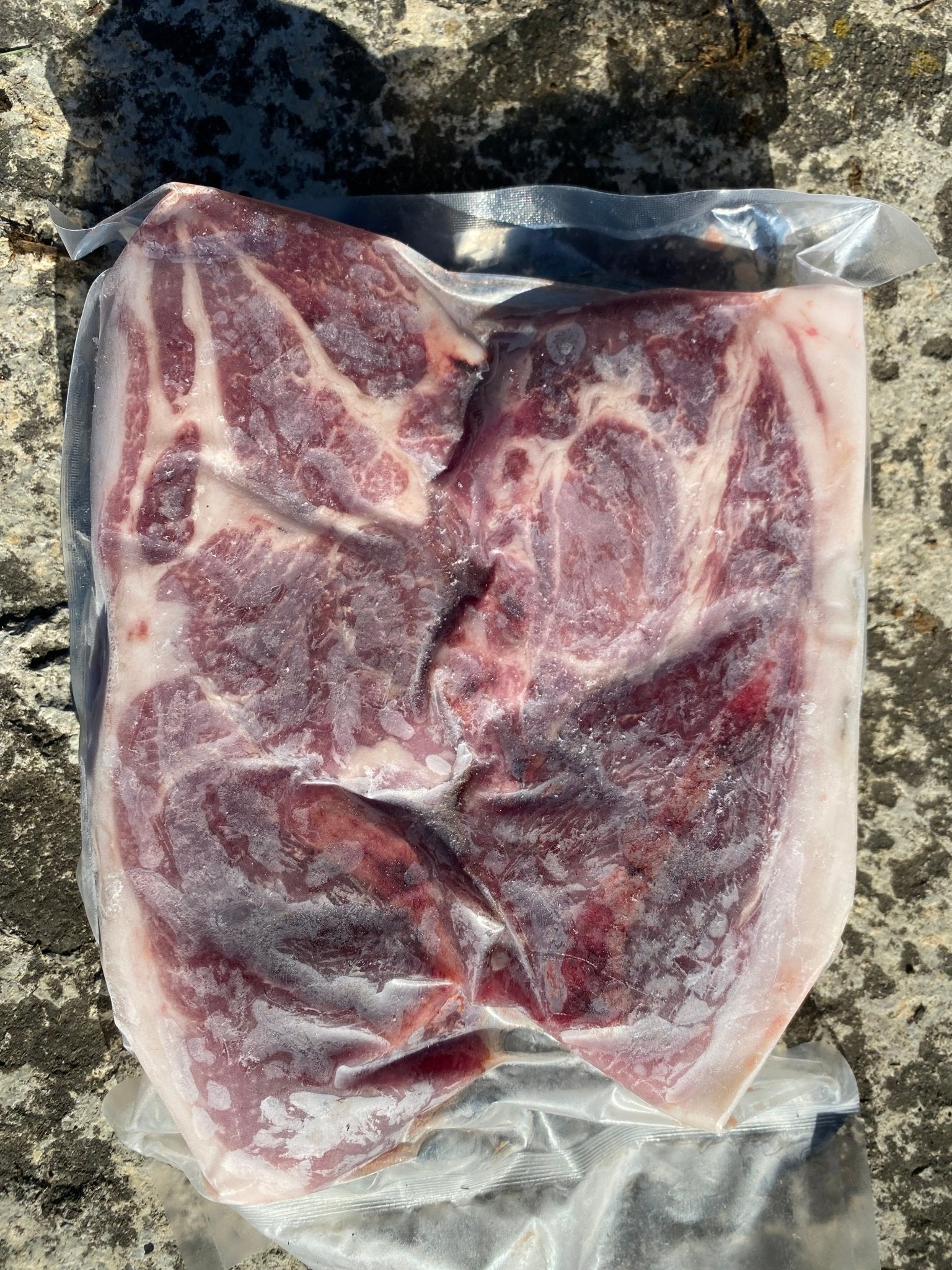 Mangalitsa Coppa Steak - Rooster Dirt Farm